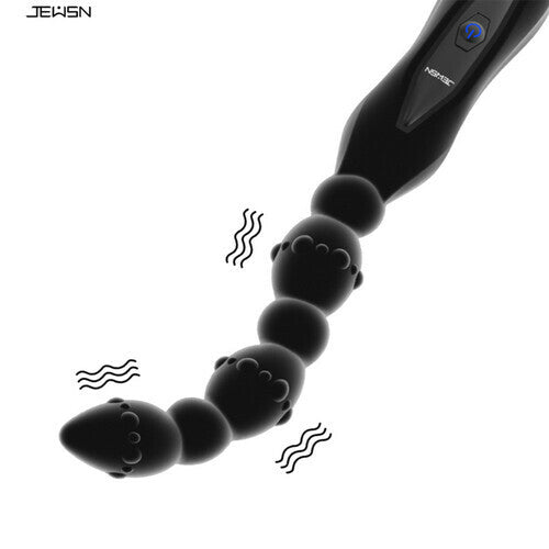 Jeusn Rechargeable Anal Plug Beads Vibrator