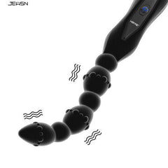 Jeusn Rechargeable Anal Plug Beads Vibrator