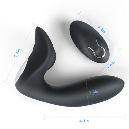 Curved Solicone 12 Vibration Anal Massagers