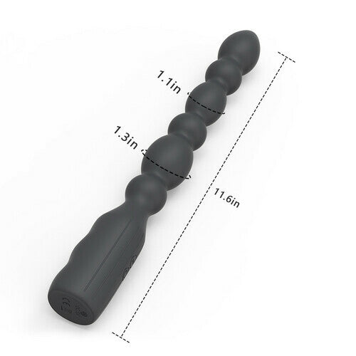 10 Vibration Different Beads Plug Manual Anal Vibrator