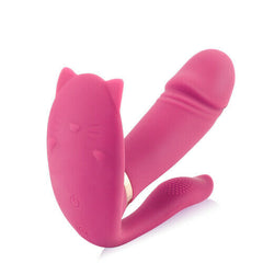 Cute Cat 9 Vibration Wearable Vibrator