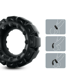 Extra Thick Tire-shaped Silicone Cock Ring