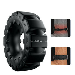 Extra Thick Tire-shaped Silicone Cock Ring