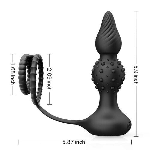 Vibrating Remote Control Versatile Anal Toy