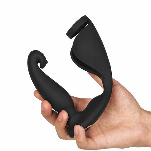 S-HANDE Versatile Vibrating Remote Control Cock Ring Butt Plug Prostate Massager