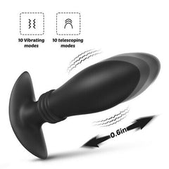 Colossus 10 Vibrating Thrusts Remote P-spot Anal Massager