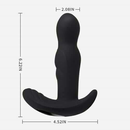 Wearable Remote Control 360° Rotatable 10 Vibrating Prostate Massager