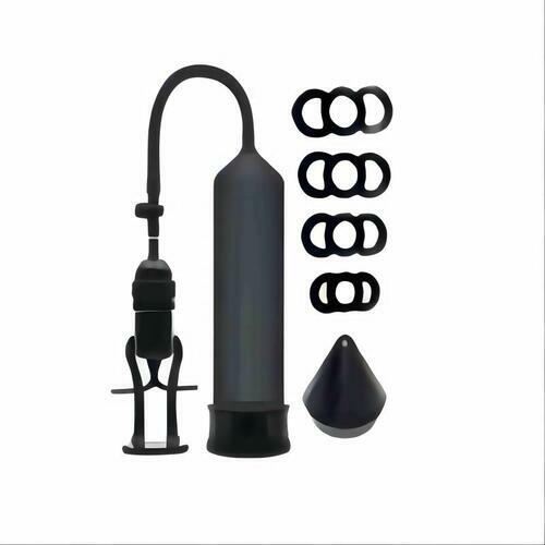 Efficient Manual Penis Pump with 4 Cock Rings