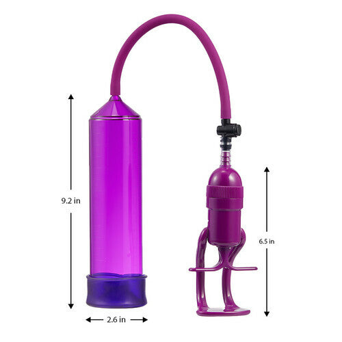 Purple Penis Enlargement Pump with Trigger Purple Chamber Tight Seal