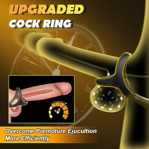 Bliss - Anal Beads 360° Rotating Head Prostate Massager with Upgraded Cock Ring