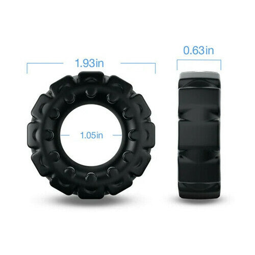 Extra Thick Tire-shaped Silicone Cock Ring